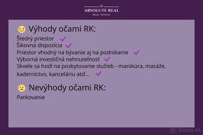 ABSOLUTE REAL/Nebytový priestor BA  Dúbravka, Cabanova ulica - 15