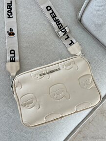 Crossbody kabelka Karl Lagerfeld béžová - 15