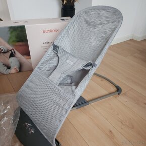 Babybjörn lehatko s mesh grey potahom+ krabica - 15