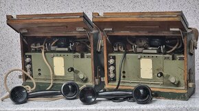 2x ARMÁDNY POĽNÝ TELEFÓN / Armeetelephon 1932 SWISS WW2 - 15