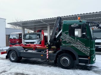 MERCEDES-BENZ ATEGO 1218 HÁKOVÝ NOSIČ HYDRAULICKÁ RUKA HIAB - 15