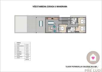 PAG/MANDRE - 4i apartmán na najvyššom poschodí s úžasnou ter - 15