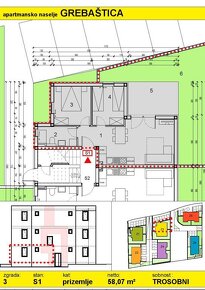 CHORVÁTSKO - Nové 3-izbové apartmány - GREBAŠTICA - 15