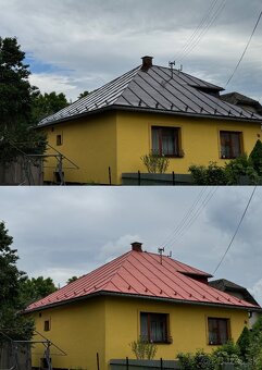 🏠🎨🔥Nátery striech. Nateranie striech . Maľovanie:. - 15