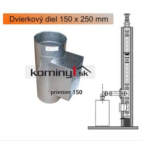 Komínová nerezová vložka o priemere 150-mm. - 15