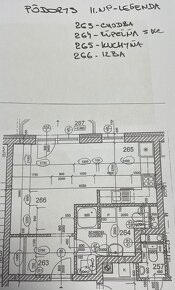 1.- izbový byt o výmere 37 m2, BALKÓN a pivnica - 15