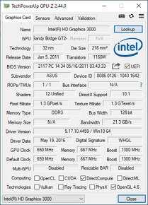 Predám 15,6" notebook Asus N53SV. - 15