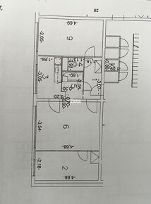 Košice- Západ, 3 izbový byt ul. Kežmarská, 69 m2 + loggia - 15