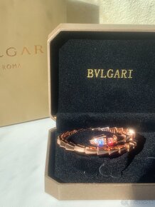 BVLGARI Serpenti Viper náramok, Rose gold - 15