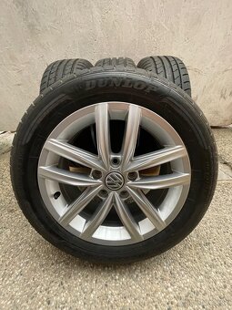 DUNLOP 205/55R16 + 5x112 VW original - 15