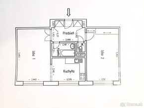 2 izbový byt v tichej lokalite pri lese, 60 m2 - 15