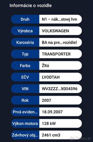 Vw T5 fitzel odťahový špeciál do 3.5t - 15