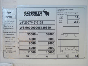 SCHMITZ SCB S3B,TK SLXe Spectrum/BiTemp/,13350Mth - 15