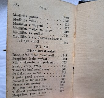 Starožitná modlitebná knižka 1904 - 15