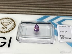 Zafír kashmir 0.67ct Vzacny - 15