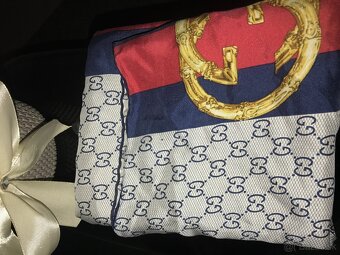 GUCCI originál 100%silk damska satka - 15