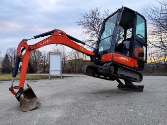 Minibager Kubota, rok 2017. Vaha 1600kg. Rozsirovaci. - 15