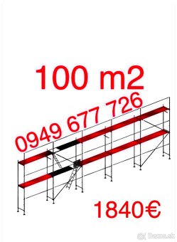Predám lešenie stavebné lešenie kvalitne certifikované - 15