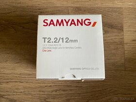 Samyang 12mm T2,2 Cine NCS CS Sony E-mount - 15