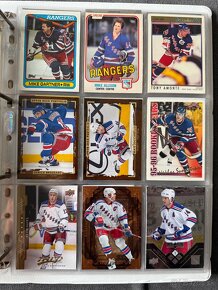 Predám lot 300 kariet NEW YORK RANGERS - 15