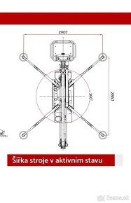 Pracovná plošina Hinowa Glodlift 14.70 na pásech - 15