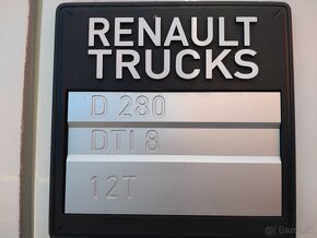 RENAULT D12.280 Euro 6d - 11.990 Kg - 18 Europalet - Lůžko - 15