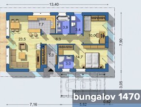 Na predaj skolaudovaný 3-izbový rodinný dom, Suchohrad - 15