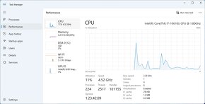 Predám Dell Latitude 5510 i7-1,8 GHz / 32GB RAM / 512GB SSD - 15