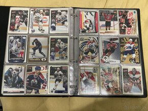 Album NHL hokejových kartičiek 90.s,00.s,10.s - 15