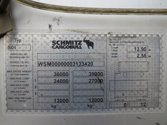 SCHMITZ SCS 24,Standard,Zdvíh.náprava - 15