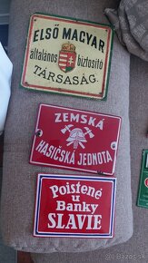 Hľadám do zbierky - stare cedule, uctenky, autoplakety - 15