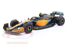 2X MCLAREN MCL36 2022 NORRIS A RICCIARDO SOLIDO 1:18 - 15