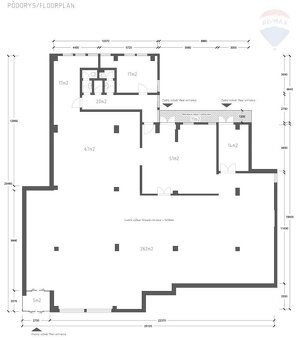 Na prenájom obchodné priestory 460 m2 na prízemí, Laborecká  - 15