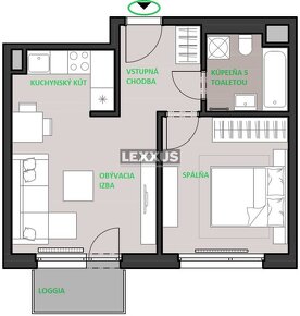 | štýlový 2i apartmán v novostavbe Ovocné sady, Ružinov, BA  - 15