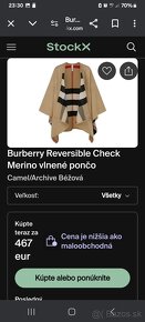 Burberry kabát,  pončo - 15