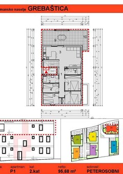 CHORVÁTSKO - Nové 5-izbové apartmány - GREBAŠTICA - 15