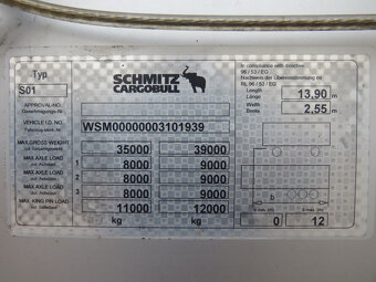 SCHMITZ S01,Standard,Zdvíh.náprava - 15