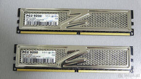 OCZ Platinium 4GB(2x2GB) Kit DDR2 1150MHz PC9200 Low Voltage - 15