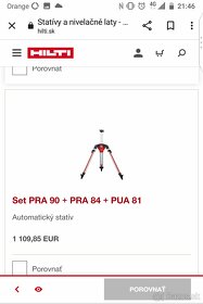 HILTI Laser  ,+ Automaticky stativ - 15