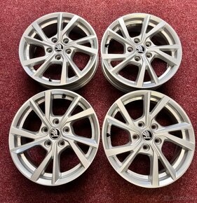 5x112 R16 originál disky Škoda Octavia 3. - ET 46 - 15