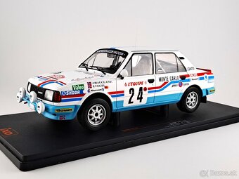 ŠKODA 130L 1988 ČERVENÁ,1987 Rally Monte Carlo 1/18 IXO - 15