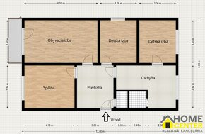 Na predaj : 4 izbový byt, Želiezovce, Centrum, 81m2 ,dohoda - 15