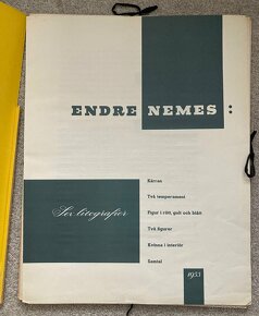 6 farebných litografií Endreho Nemesa, 1953 - 15