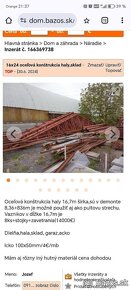 Oceľová konštrukcia,hala, garáž, dielňa - 15