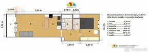 Na prenájom 2-izbový byt s lodžiou, 58 m², novostavba Kopčia - 15