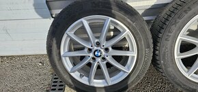 BMW disky 17" originál s pneu zimné a TPMS  5x112 - 15