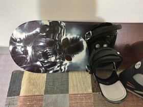 Snowboard, viazanie, topanky - 15