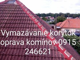 Vymazávanie korýtok oprava komínov 0915 246 621 - 15