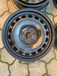 Predám plechové disky 5x112 R16 do vw škoda - 15