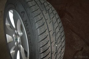 Original elektrony Škoda 5x112 R16 +zimné pneu 205/55 r16 - 15